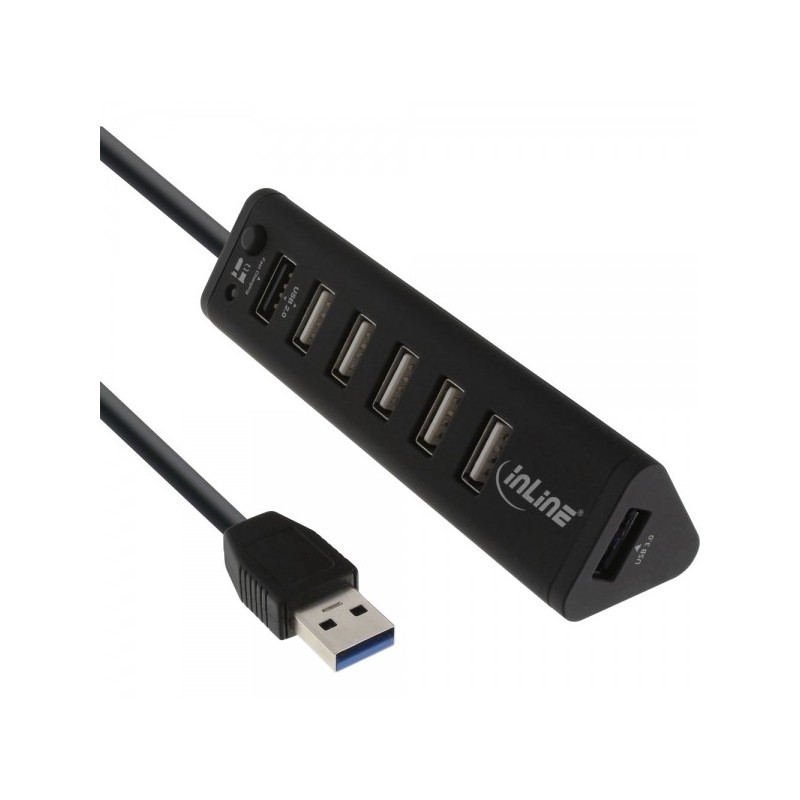 Smart Hub - 7-fach USB 3.0 / 2.0 Hub mit Schnelllade-Anschluss